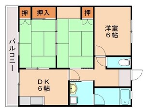 新飯塚駅 徒歩50分 2階の物件間取画像